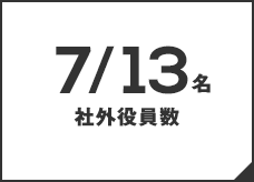 7/12名 社外役員数